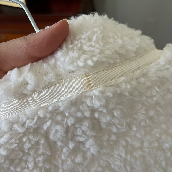 Kate Spade New York White Sherpa Fleece Robe With Pockets Women’s Size M - Picture 11 of 14